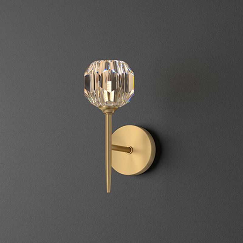 8.5"/7"/6" Wild Crystal Sconce Light Postmodern Wall Mounted Light Fixture