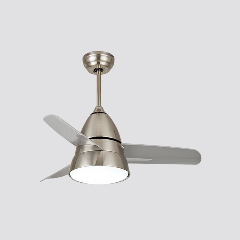 LED LED de 36 "LED PROSSIBLE PRINCIPAGE LAMPE Classic acrylique Conine à montage semi-flush Lumière avec 3 lames