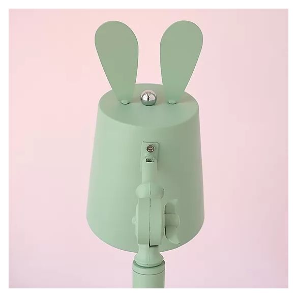 Metal Bunny Desk Light Dormitorio Dormitorio 1 Cabezo Macaron Rotable Estudio Luz