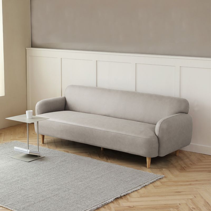 Scandinavian Recessed Arm Standard Tight Back for Living Room
