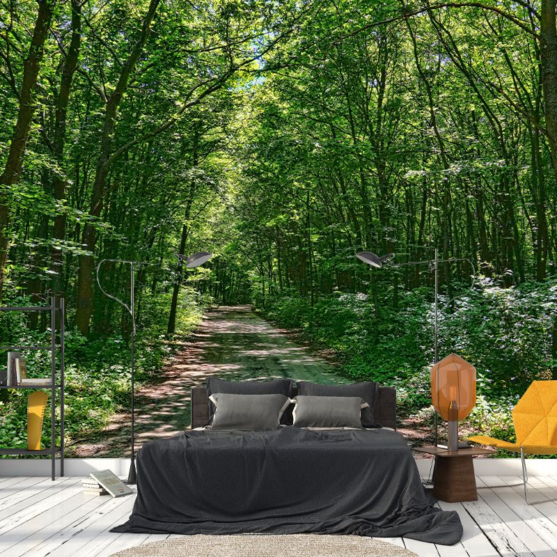 Photography Style Space Extension Mural Wallpaper Mildew Resistant for Room