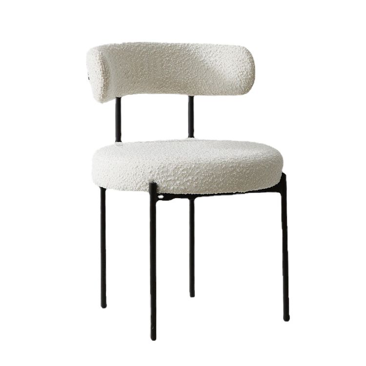 Contemporary Dining Accent Chair Armless Chair with Upholstered