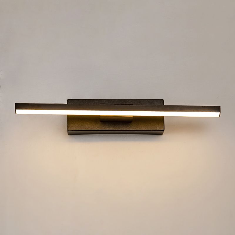 Modern Style Metal Wall Light Strip Rotatable LED Wall Sconce for Bedroom