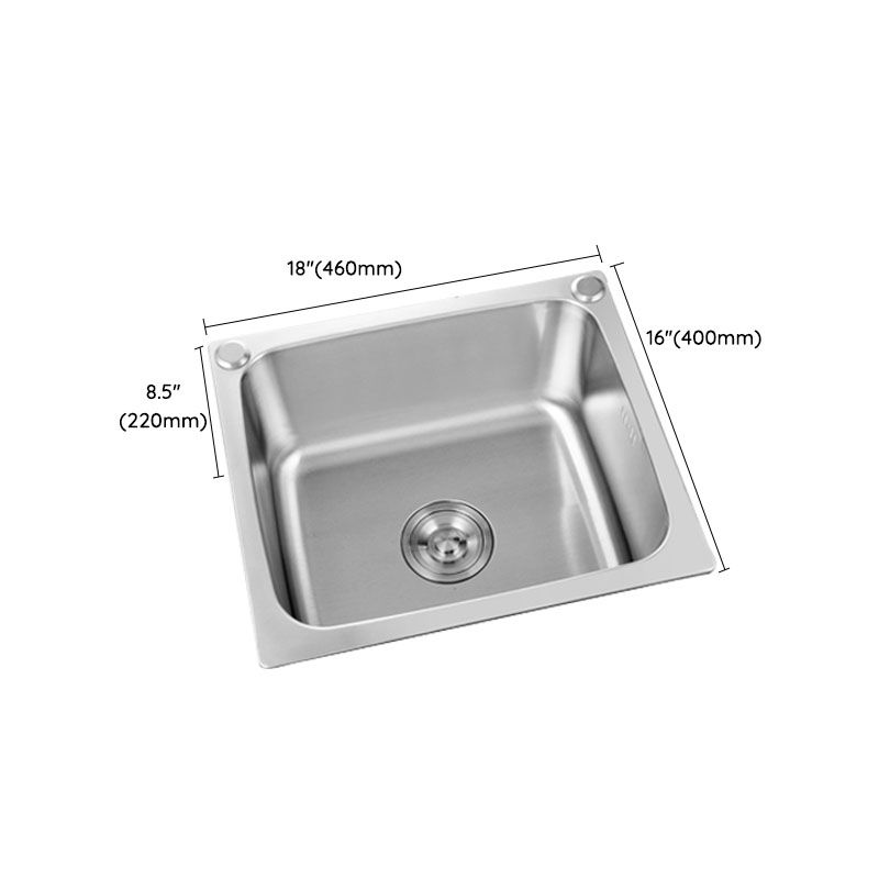 Modern Style Kitchen Sink Stainless Steel Kitchen Sink with Faucet