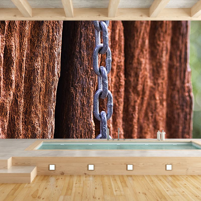 Fancy Mural Environment Friendly Decorative Mural Industrial Style Metal Mural Wallpaper