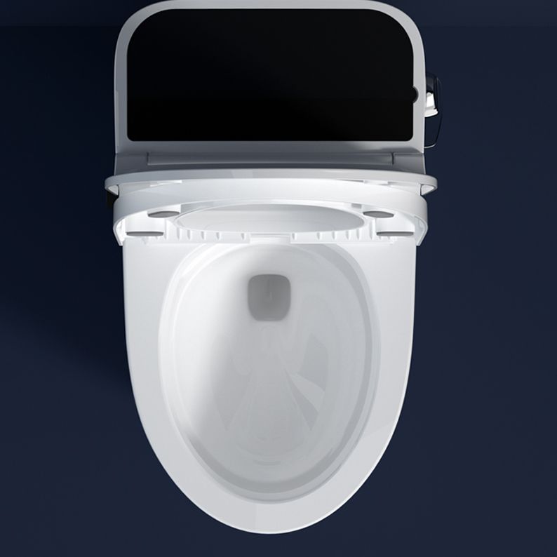 Modern Elong Toilet Bowl Siphon Jet Toilet with Seat for Bathroom