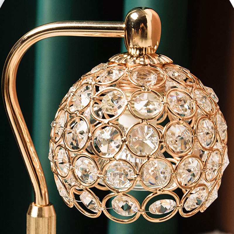 Nordic Glass Table Lamp Aromatherapy Melting Wax Desk Lamp without Candles for Bedroom