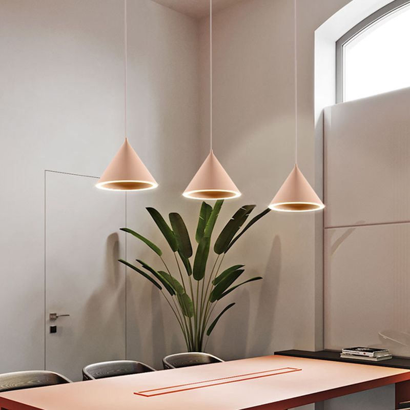 Metallkegel hängende Anhänger Lichter moderner Esszimmer Down Lighting Anhänger