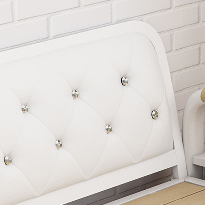 33.46" Wide Linen Sofa Bed Square Arm Sleeper Sofa Convertible Sofa