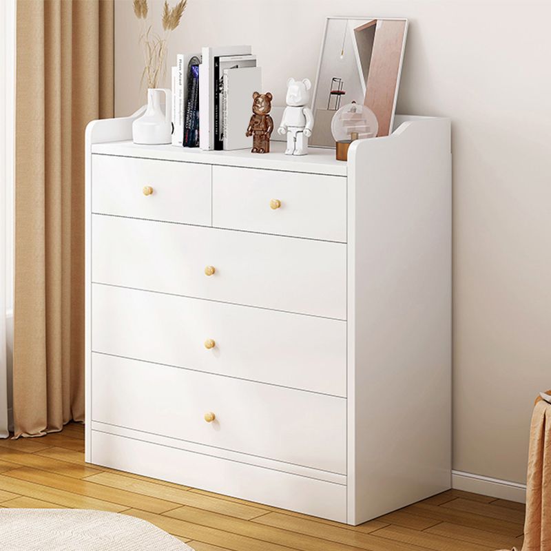 Contemporary Manufactured Wood Accent Cabinet Rectangle Storage Cabinet with Drawer