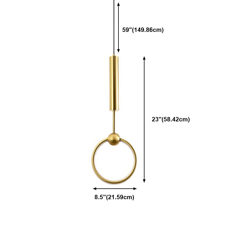 Lumière suspendue linéaire minimaliste Aménagement d'éclairage pendentif moderne pour le salon
