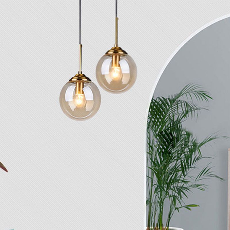 Klarglas Deckenleuchte Ding Room Schlafzimmer Multi Light Modern Hanging Light