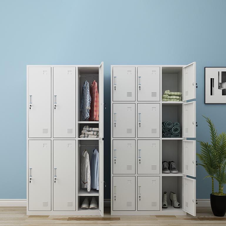 Contemporary Hinged Wardrobe Closet Steel Wardrobe Cabinet for Home