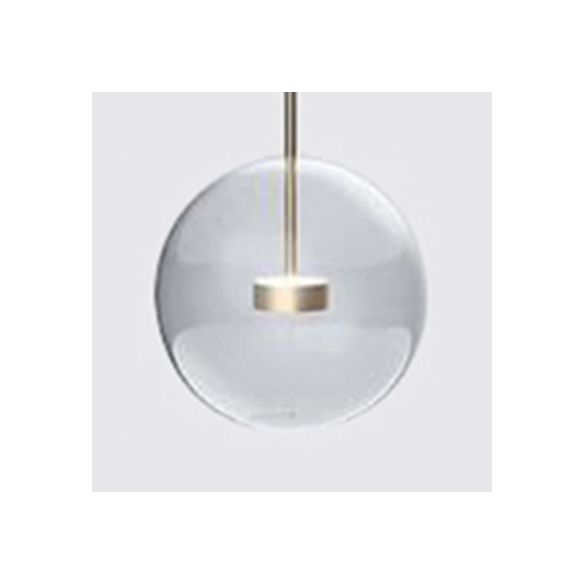 Luce a sospensione in vetro trasparente Modernista 1/4/6 Luci LED LAMPAGGIO A RAGGIO DI APPLICA
