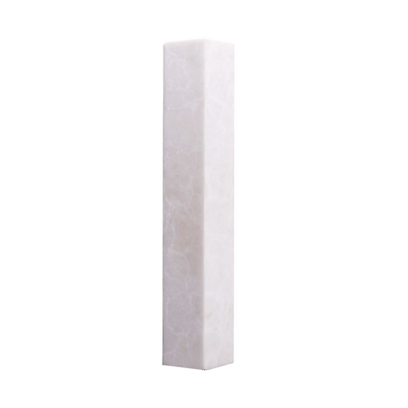 Modern Style Mica Wall Light White Cuboid Shape Wall Sconce for Bedroom