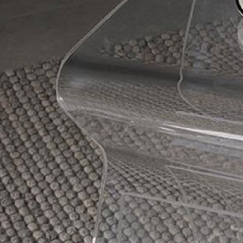 Ultra-Modern Side Table Acrylic Pedestal Accent Side Table for Living Room