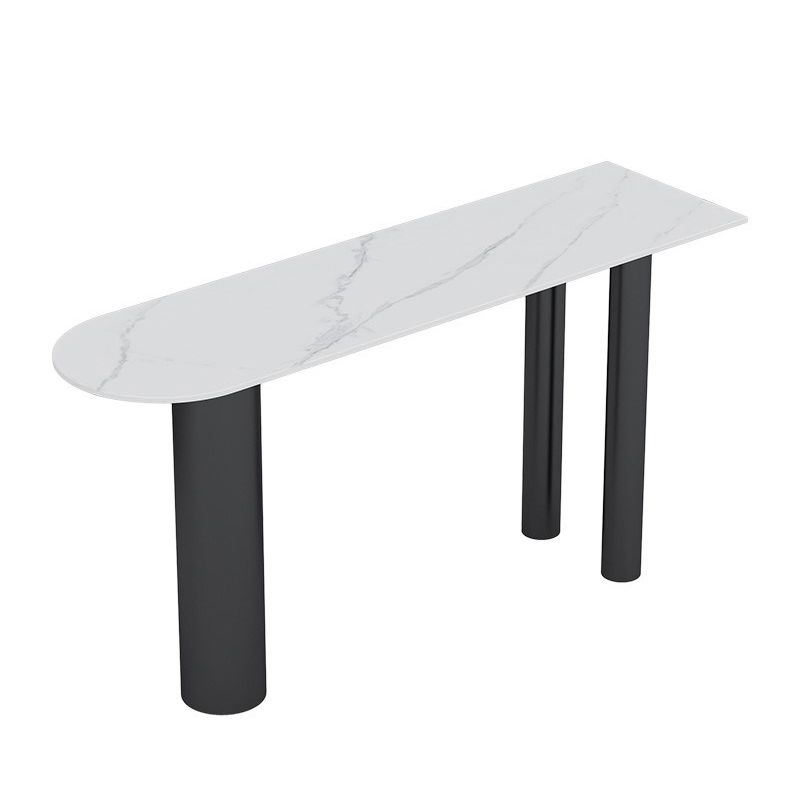 Modern 1/3 Pieces Bar Table Set Stone Counter Table with High Stools