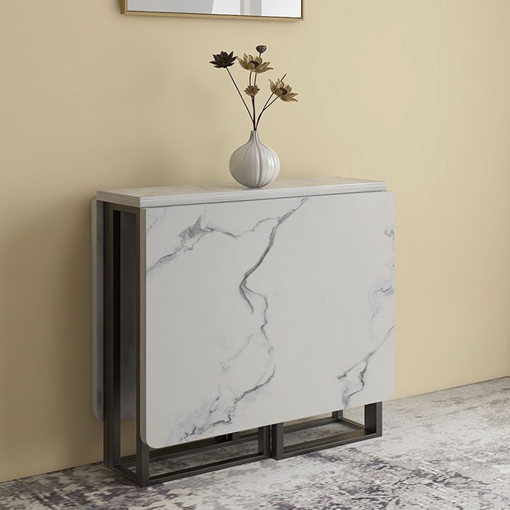 Faux marmeren eettafel Eenvoud Stijl Sledetafel voor eetkamer