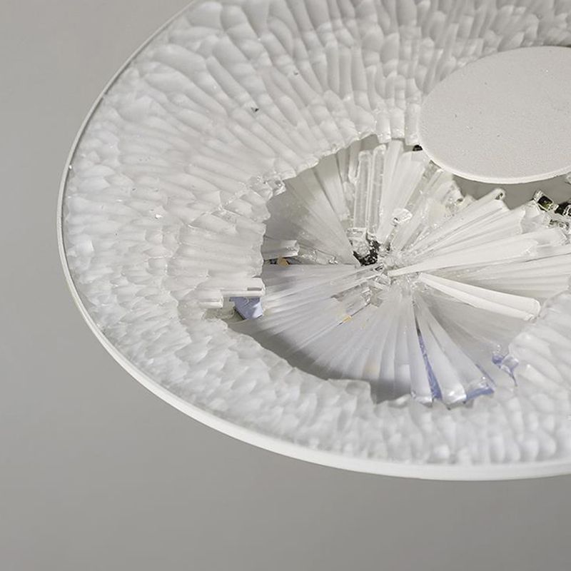 Disc Metal LED Hanging Pendant Light Minimalist Style Ceiling Pendant Light