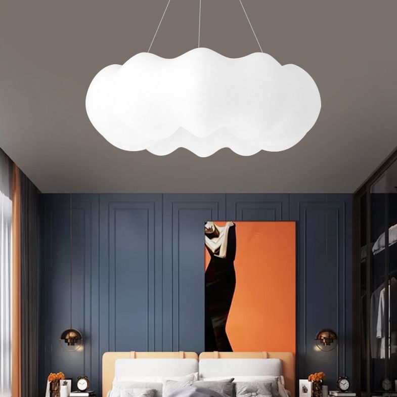 Wolkvormige hanglank kroonluchter moderne minimalistische stijl acrylhangend licht