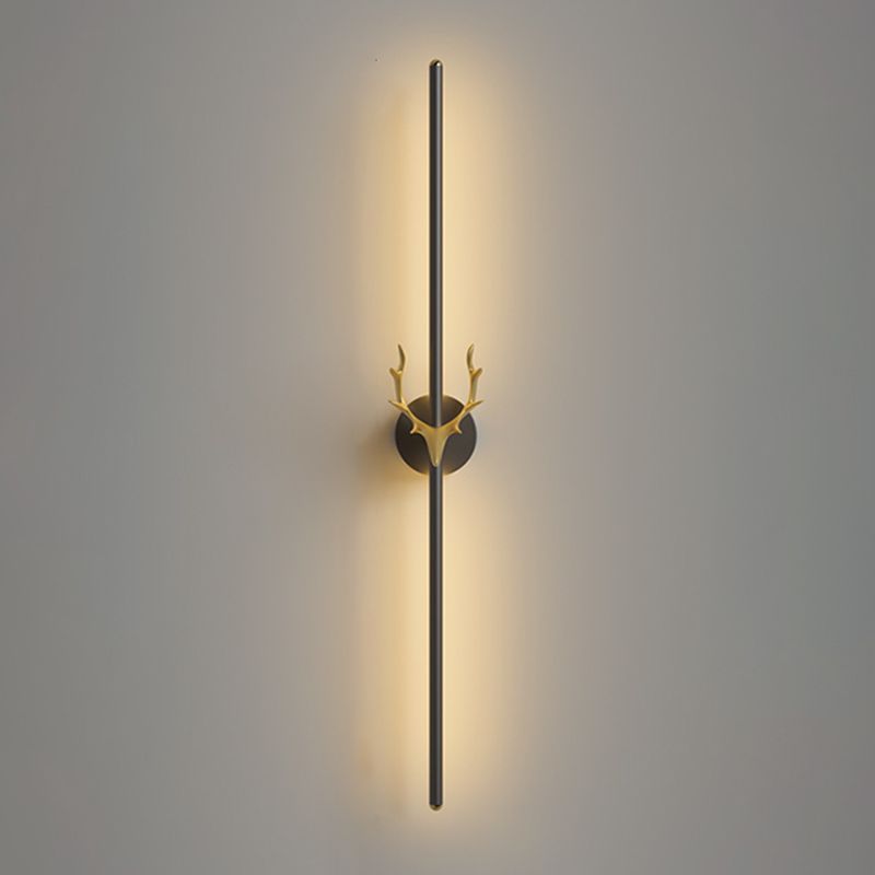 Lineare Wandlampe Aluminium Einfacher Stil LED LED LIGHT WALL SCHLAFT für Wohnzimmer