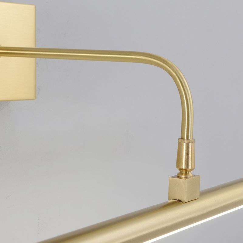 MODERNO MODIALE LUMI LINEAR LINEA LUCI DI VANITÀ DI VAITÀ IDEE LIMINE DELLA parete di rame per il bagno