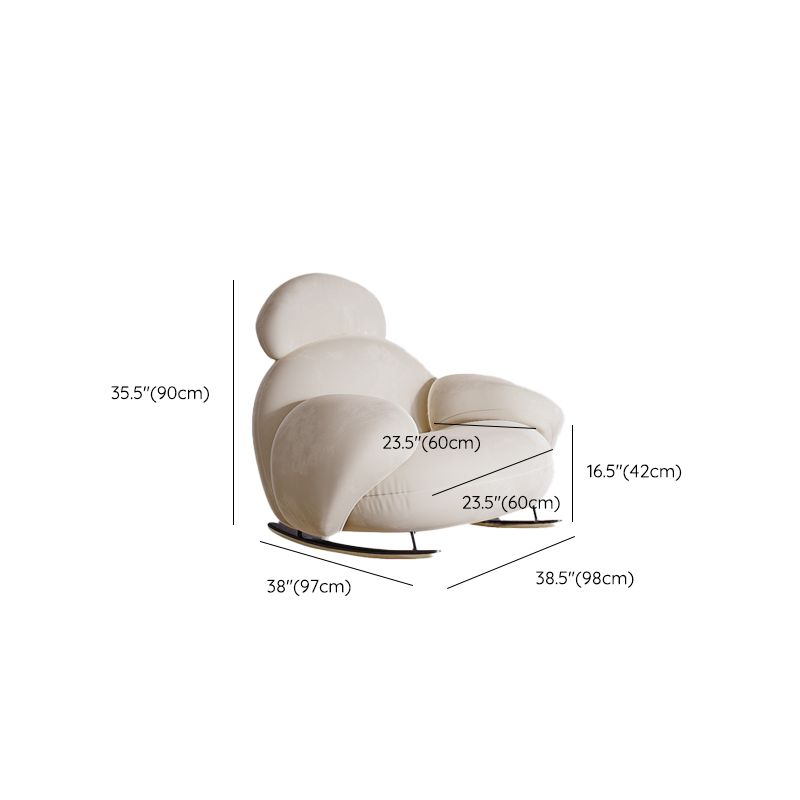 Contemporary Velet Seating Tufted Back Square Arm Sofa for Living Room