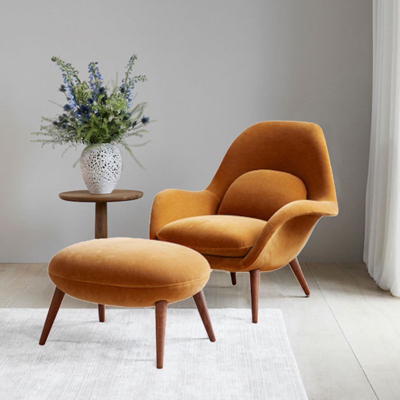 Arms Included Chair 33.4" L x 33.8" W x 32.6" H Solid Wood Frame Chair