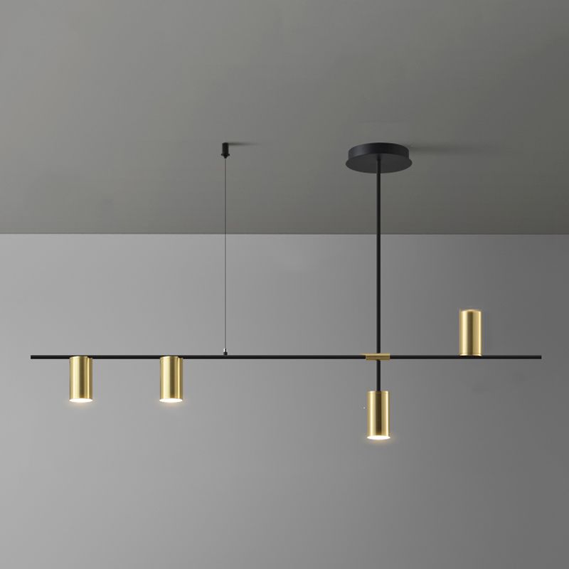 Lámparas de la isla de cilindro de las lámparas contemporaryisland Metal para la isla de cocina