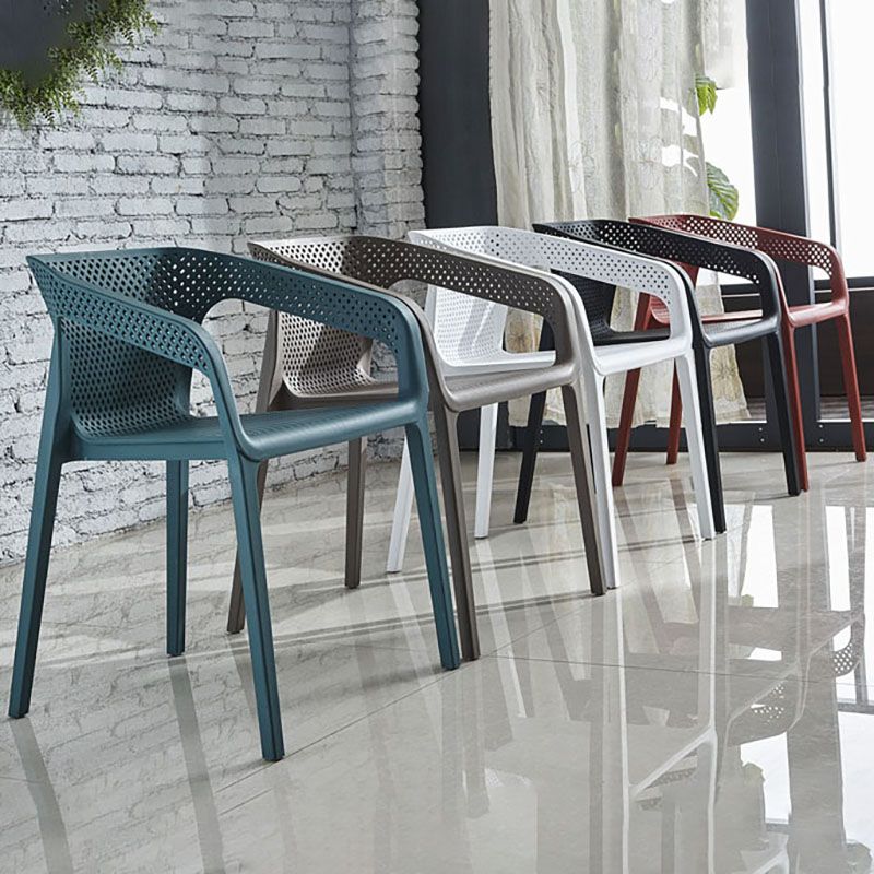 Sillas apilables modernas que cenan el sillón con las piernas plásticas para la cocina