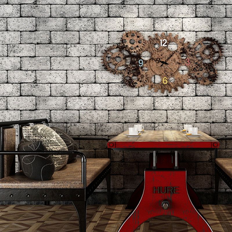 Faux Brick Wall Covering 99 Wall Art for Bar or Coffee Shop, 20.5"W x 33'L, Non-Pasted
