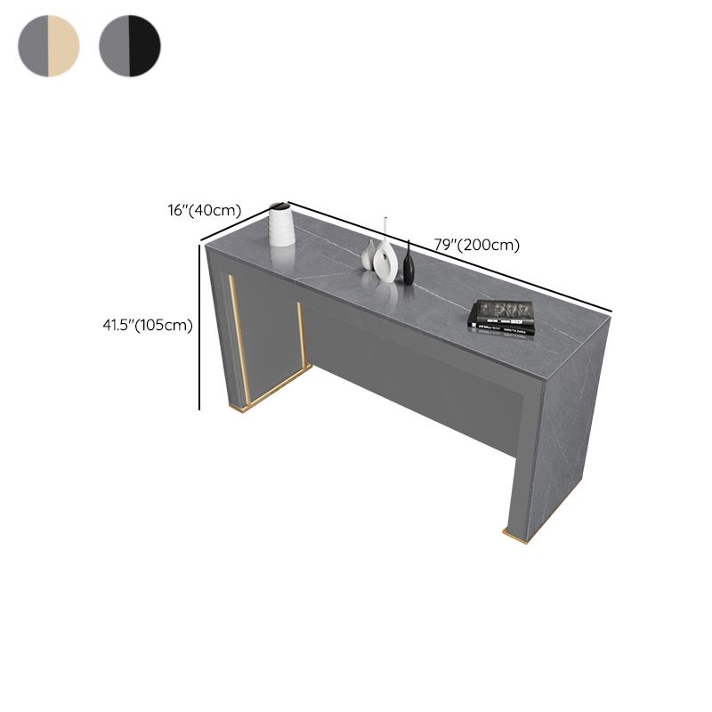 Modern Style Rectangle Bar Table 1/2/3 Pieces Stone Bar Table Set for Home Use