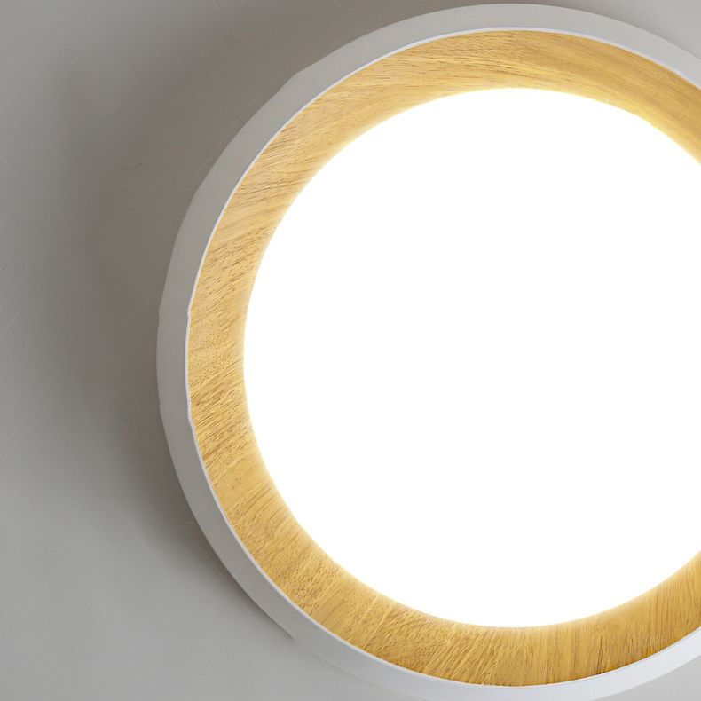 Moderne stijl cirkelvorm plafond armatuur metaal 1 licht plafond gemonteerd licht