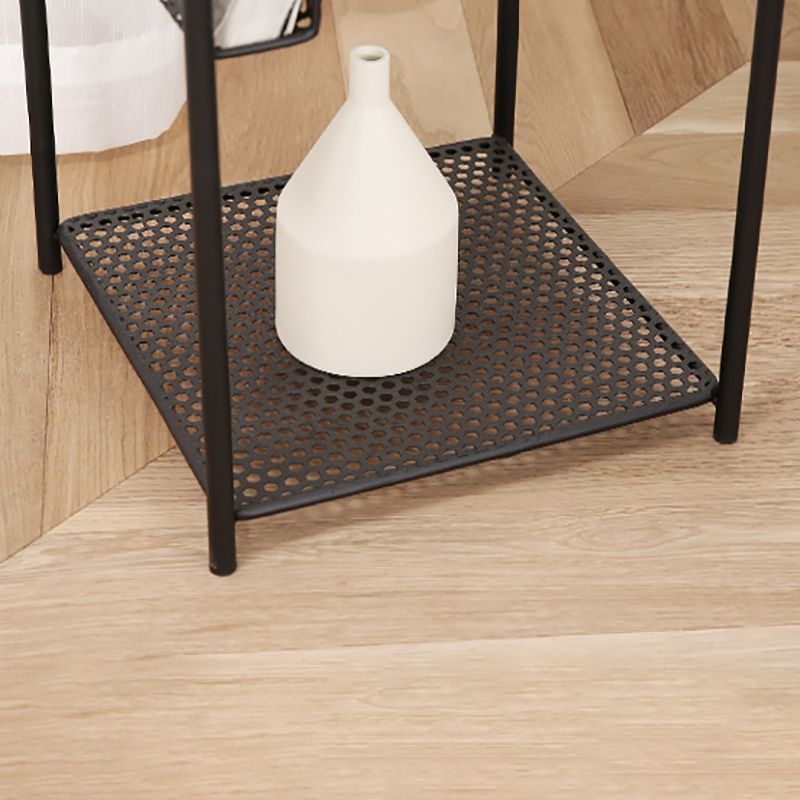 Urban Bookshelf Closed Back Metal Vertical Shelf for Living Room