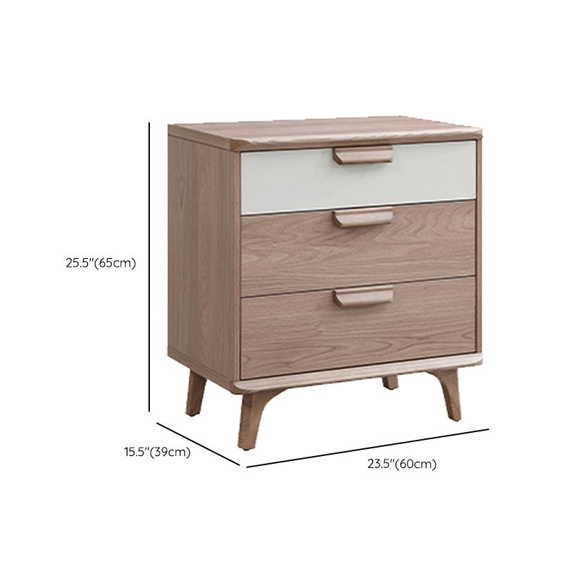 Contemporary Storage Chest Bedroom Solid Wood Chest with Drawers