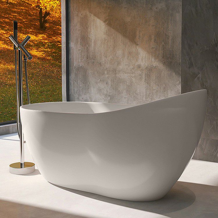 Modern Style Freestanding Soaking Bathtub Single Slipper Acrylic Bathtub for Bathroom