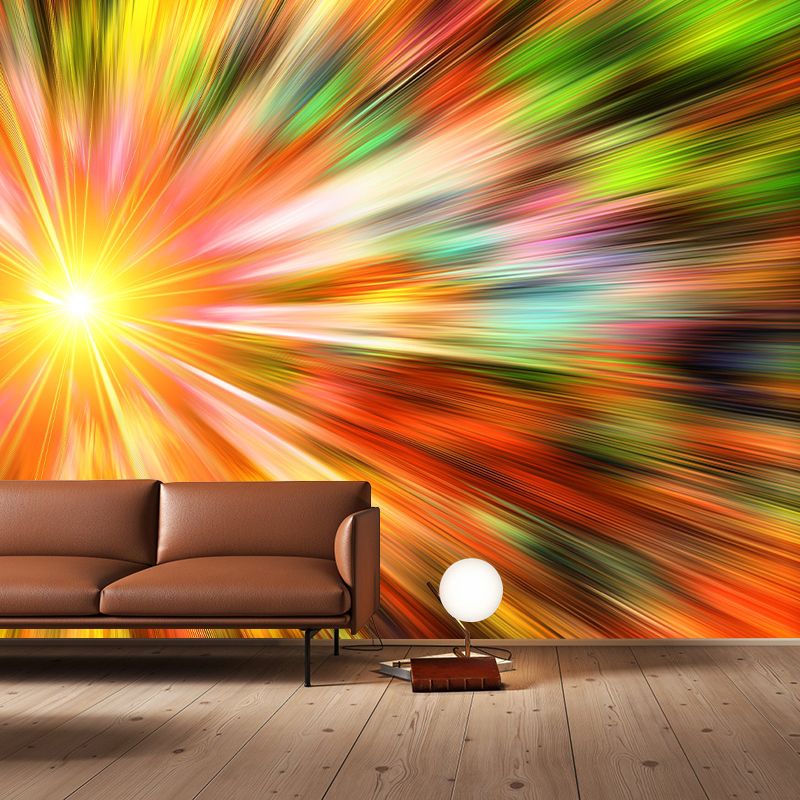 Stain Resistant Abstract Pattern Mural Wallpaper Decorative Wall Art for Room