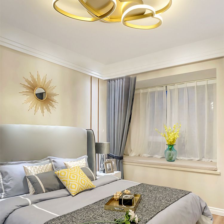 Hartontwerp semi -spoeling mount licht kinderen acryl plafondmontage verlichtingsarmatuur voor kinderen slaapkamer