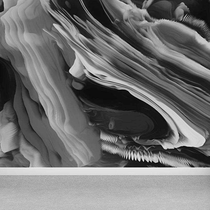 3D Cloud Abstract Pattern Mural Modern Water-Proof Living Room Wall Decor, Custom Size