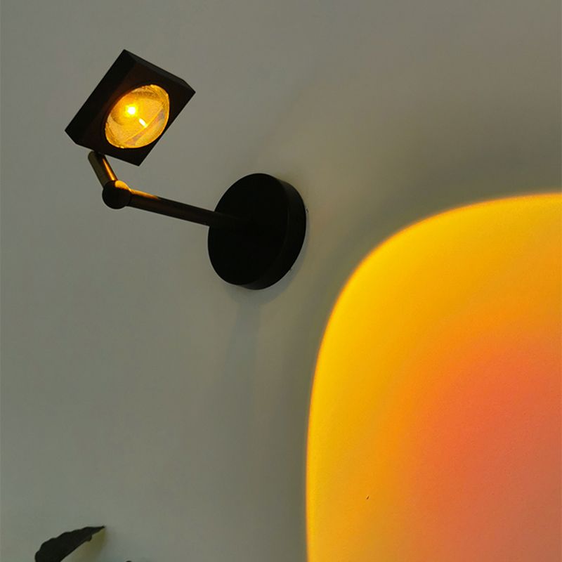 Lampada a parete a LED armata a 1 luce moderna a parete in metallo Montaggio per soggiorno