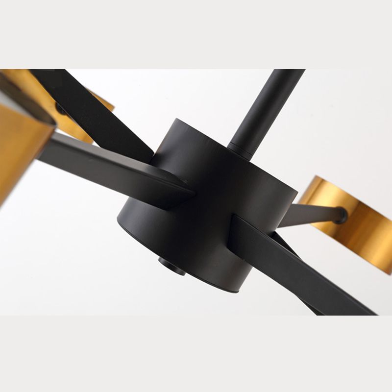 Lampada triangolare minimalista lampada da letto in metallo lampadario appeso in oro