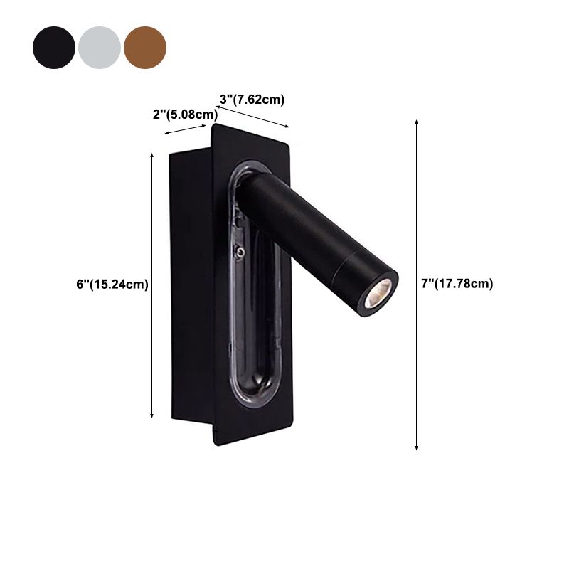Metal Wall Lights Modern Style 1 Light Wall Sconce for Bedroom