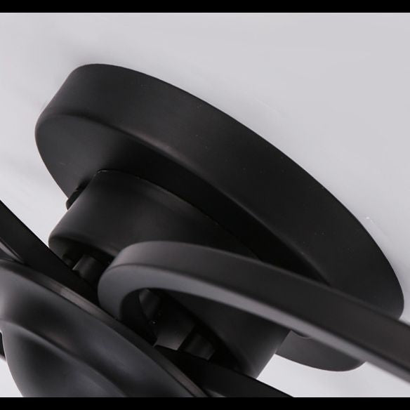 Luz de techo de montaje de montaje de estilo estadounidense de lujo Luz de techo de vidrio blanco para el hogar para el hogar