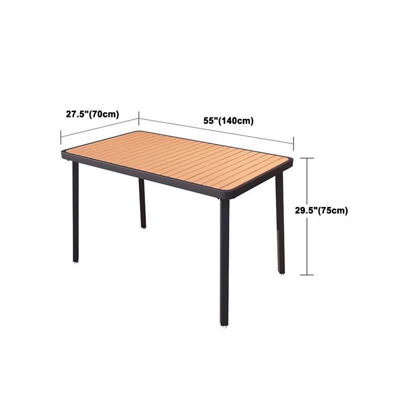 Modern Rectangle Table Set 1/2/5/7 Pieces Dining Set for Kitchen