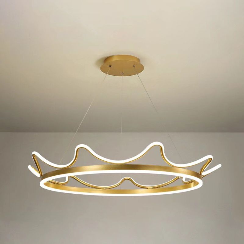 Ultra-moderne Kronleuchterleuchte Acrylhängelampe mit hängenden Kabel für Schlafzimmer