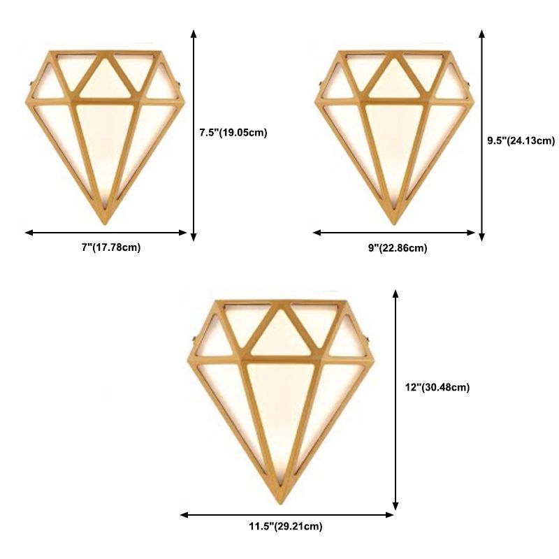 Modern Style Wall Mount Light LED Wall Sconce Light with Acrylic Shade