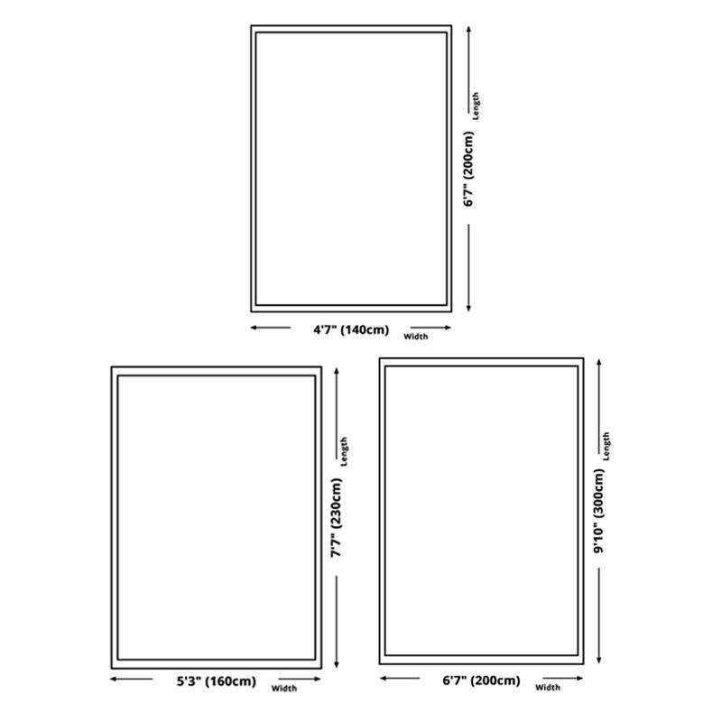 Simplicity Abstract Ink Printed Rug Gray Tone Polyester Area Carpet Easy Care Rug for Living Room