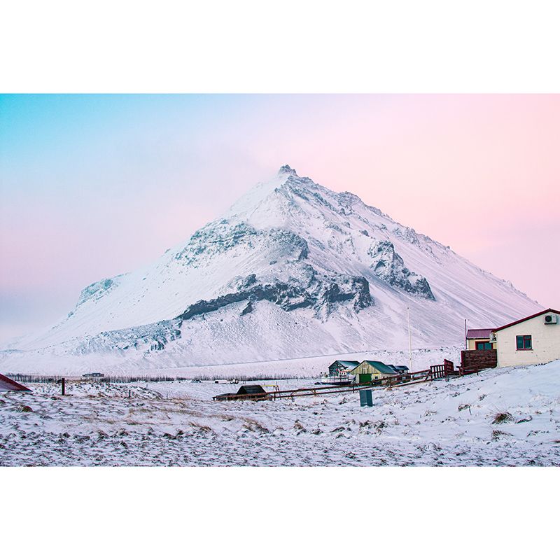 Modern Style Mural Wallpaper Majestic Mountains Photography Indoor Wall Mural