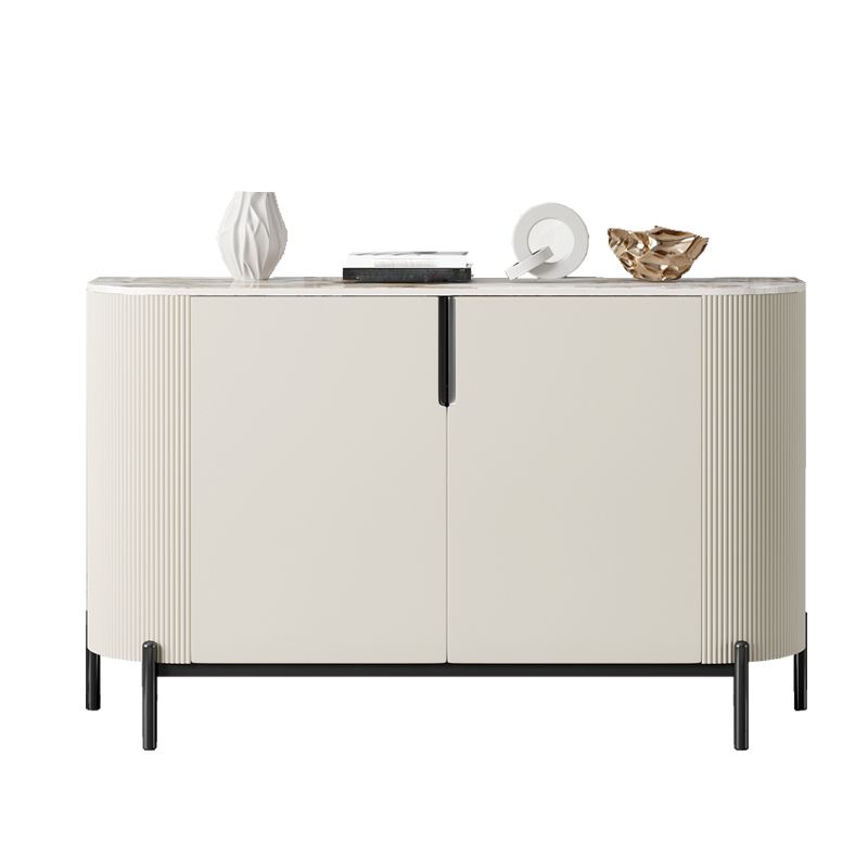 Designer Rectangle Accent Cabinet Bar Pulls Accent Cabinet with Drawer