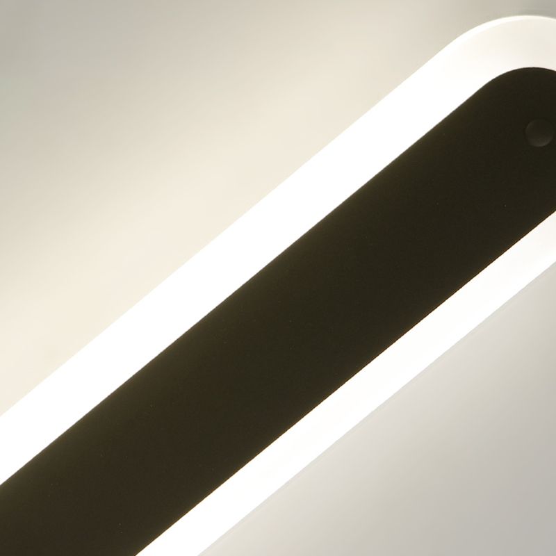 1-Light Black Minimalisme Appareils luminaires